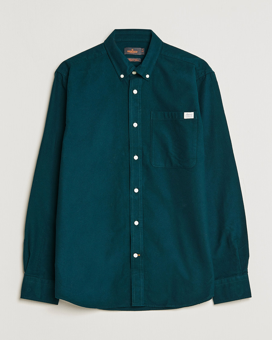 Homme | Chemises | Morris | Original Brushed Oxford Shirt Green