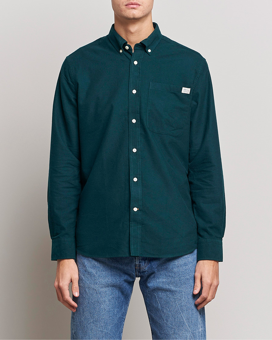 Homme | Chemises | Morris | Original Brushed Oxford Shirt Green