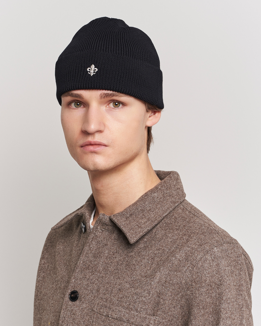 Homme | Morris Wells Beanie Black | Morris | Wells Beanie Black