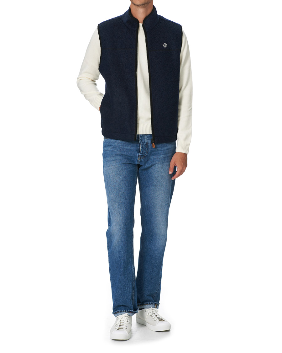 Homme | Gilets | Morris | Whitfield Pile Vest Navy