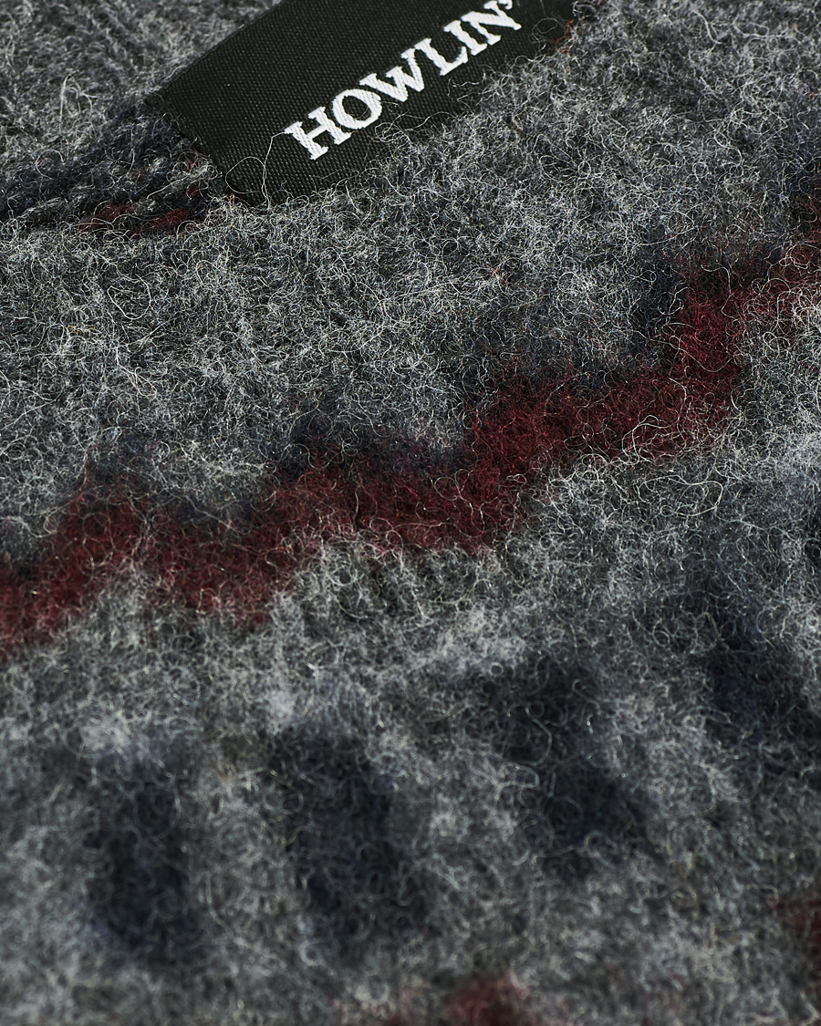 Homme | Pulls Et Tricots | Howlin' | Brushed Wool Fair Isle Crew Sweater Oxford