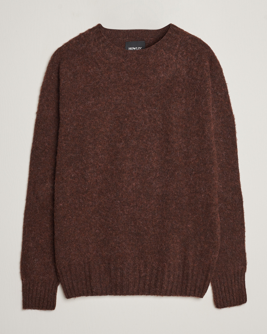 Homme | Pulls Et Tricots | Howlin' | Brushed Wool Sweater Brownish