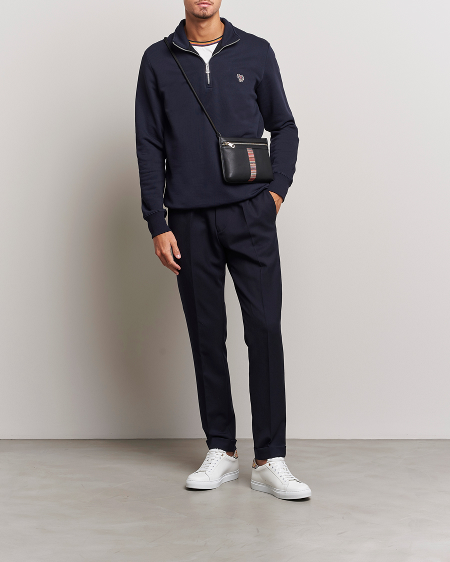 Homme | Pantalons | Paul Smith | Drawstring Elastic Wool Pant Navy