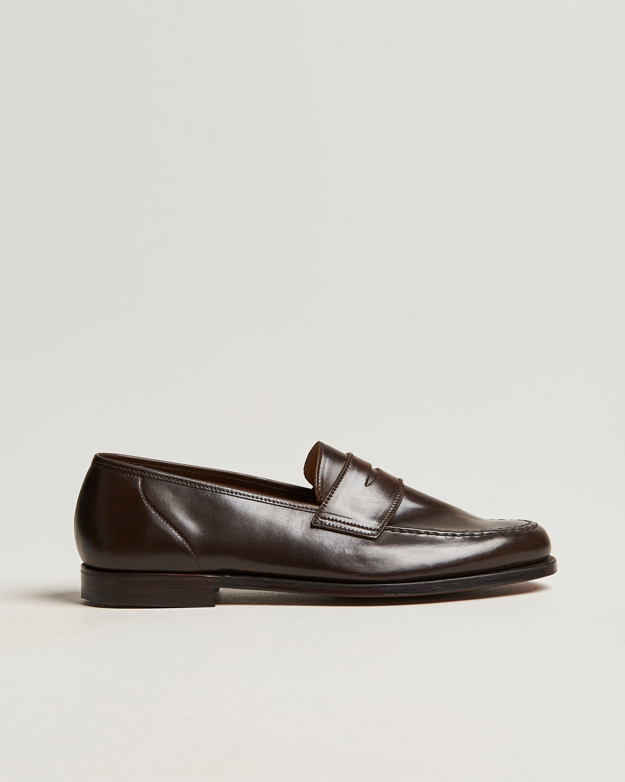 Homme | Crockett & Jones Harvard Unlined Loafer Dark Brown Cordovan | Crockett & Jones | Harvard Unlined Loafer Dark Brown Cordovan