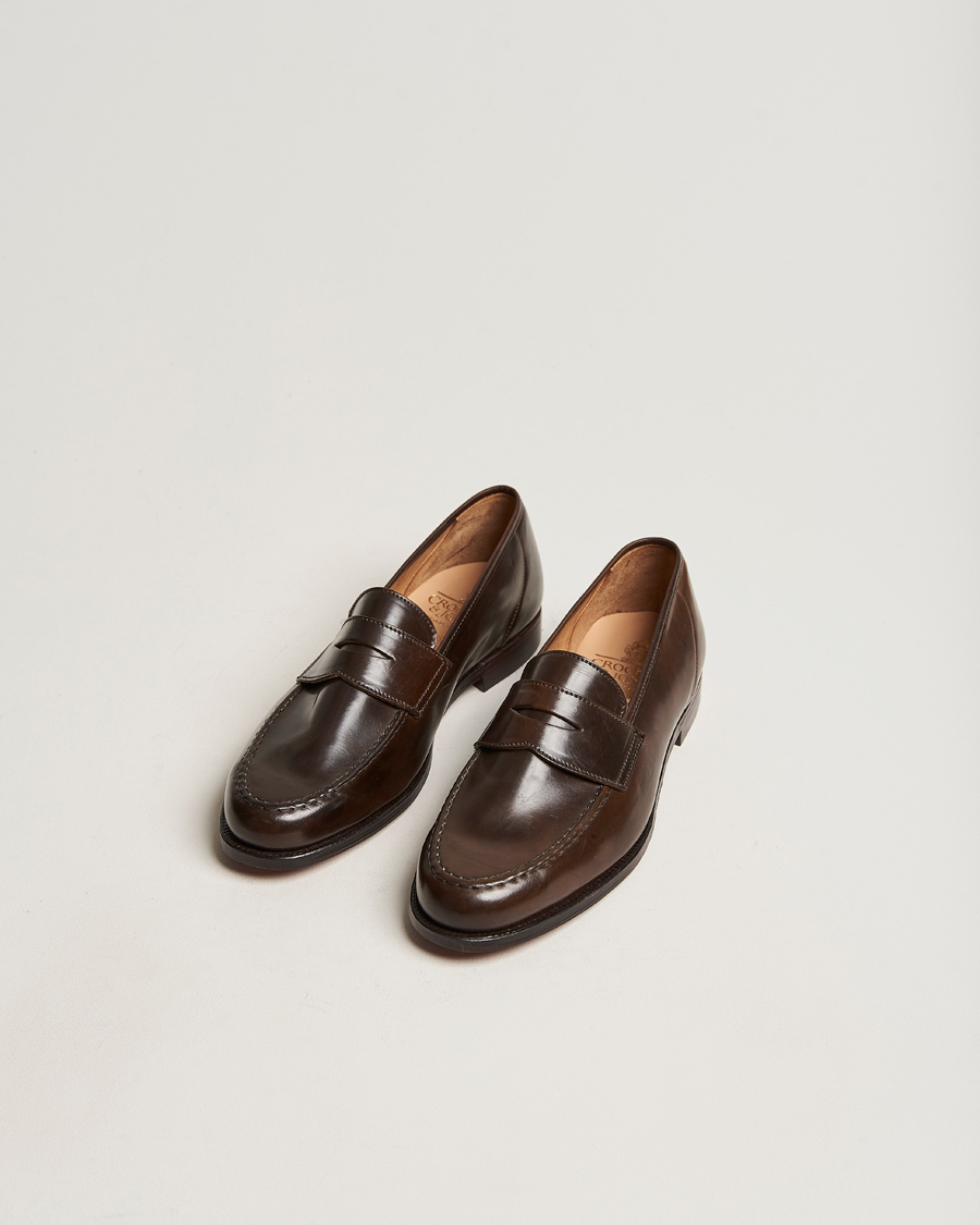Homme | Crockett & Jones Harvard Unlined Loafer Dark Brown Cordovan | Crockett & Jones | Harvard Unlined Loafer Dark Brown Cordovan