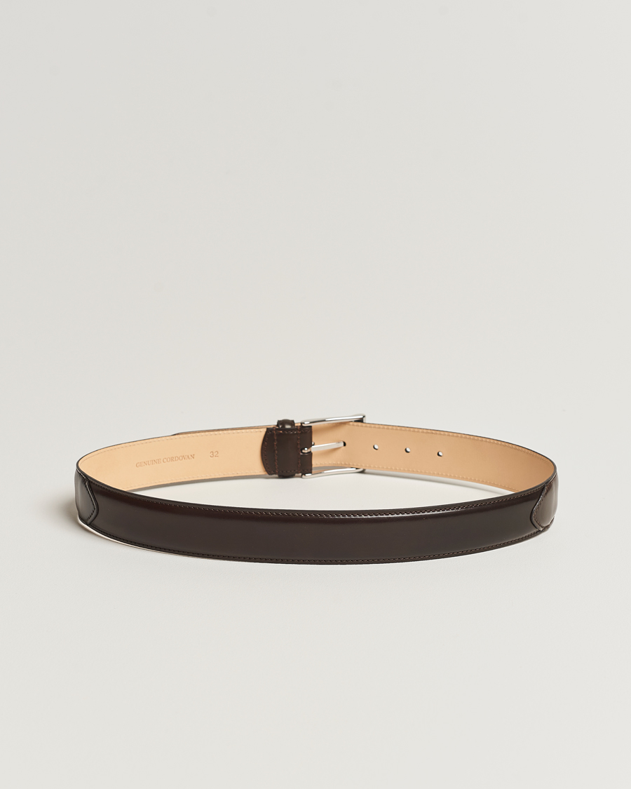 Homme | Ceintures | Crockett & Jones | Belt 3.2 cm Dark Brown Cordovan