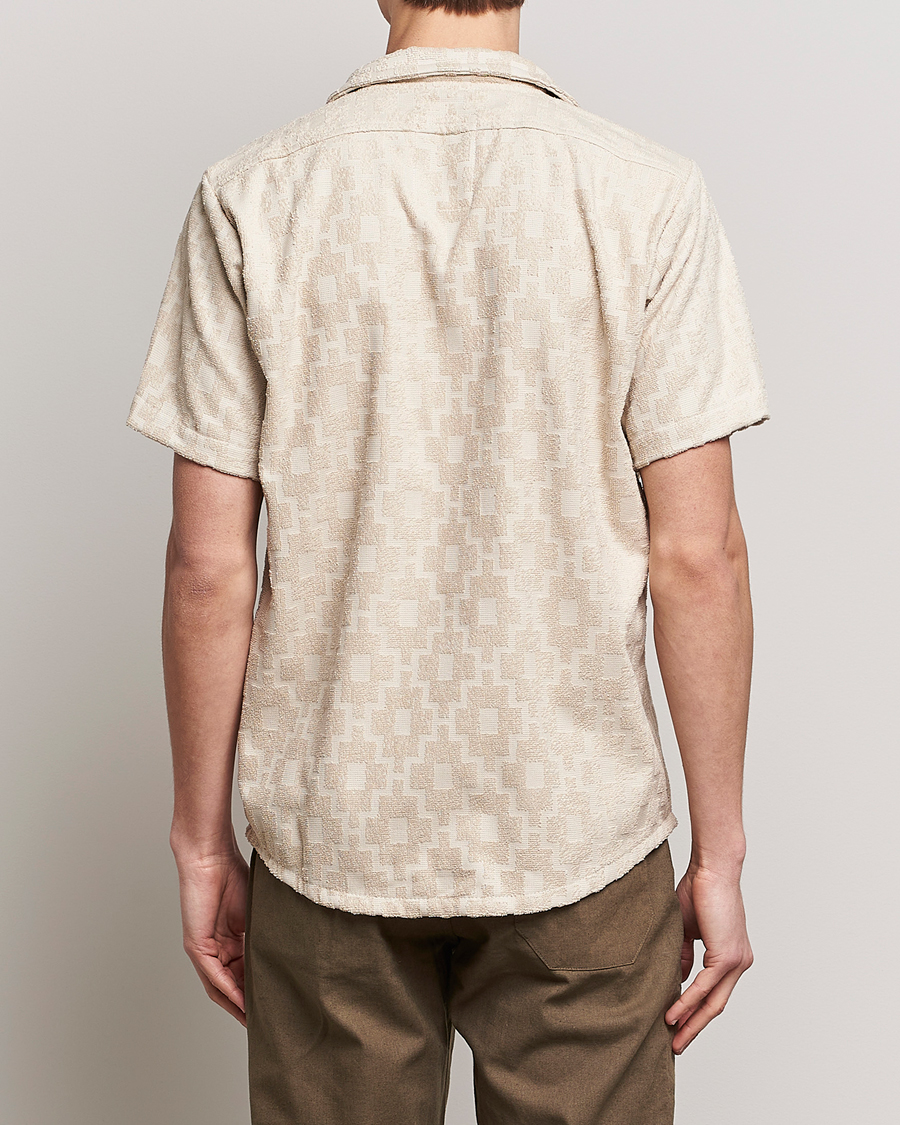 Homme | Chemises | OAS | Machu Terry Short Sleeve Shirt Beige