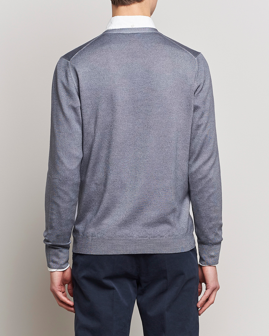 Homme | Pulls Et Tricots | Gran Sasso | Vintage Merino Fashion Fit Cardigan Light Grey