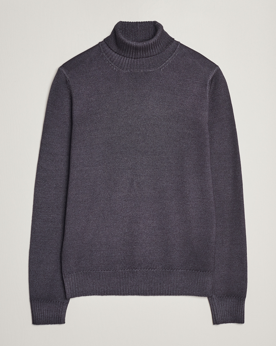 Homme | Pulls Et Tricots | Gran Sasso | Vintage Merino Fashion Fit Polo Asphalt