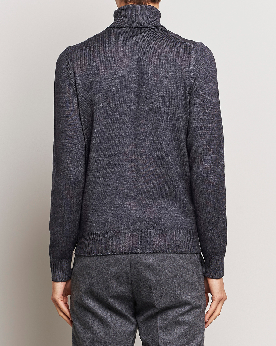 Homme | Pulls Et Tricots | Gran Sasso | Vintage Merino Fashion Fit Polo Asphalt