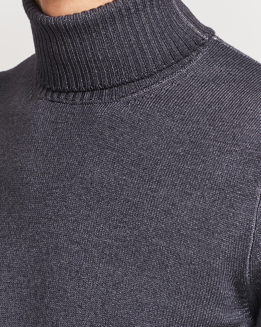Homme | Pulls Et Tricots | Gran Sasso | Vintage Merino Fashion Fit Polo Asphalt