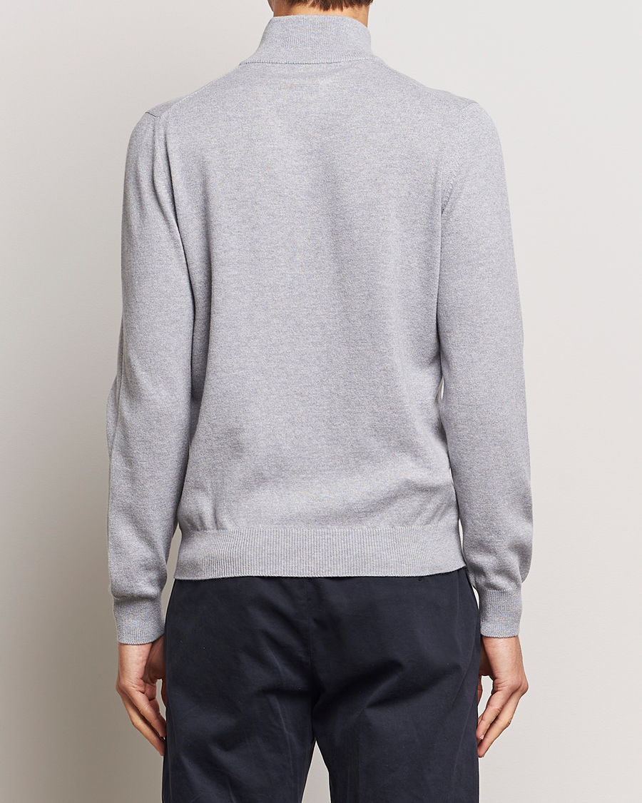 Homme | Pulls Et Tricots | Gran Sasso | Wool/Cashmere Half Zip Light Grey