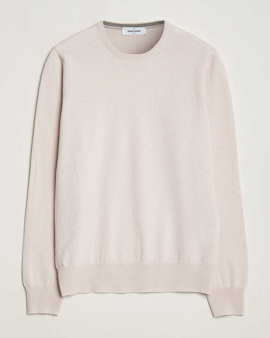 Homme | Pulls Et Tricots | Gran Sasso | Wool/Cashmere Crew Neck Cream