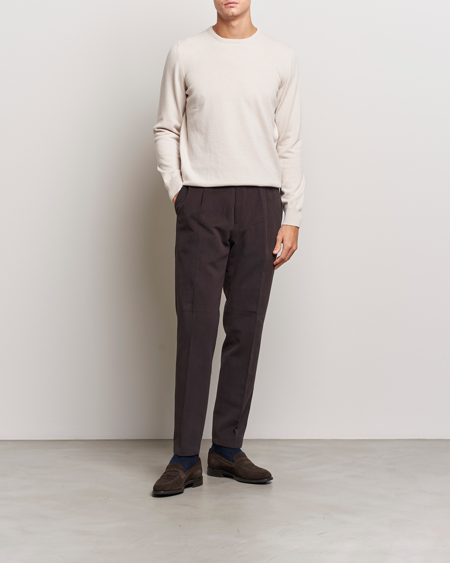 Homme | Pulls Et Tricots | Gran Sasso | Wool/Cashmere Crew Neck Cream