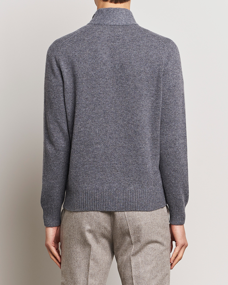 Homme | Pulls Et Tricots | Gran Sasso | Heavy Wool Cardigan Grey Melange