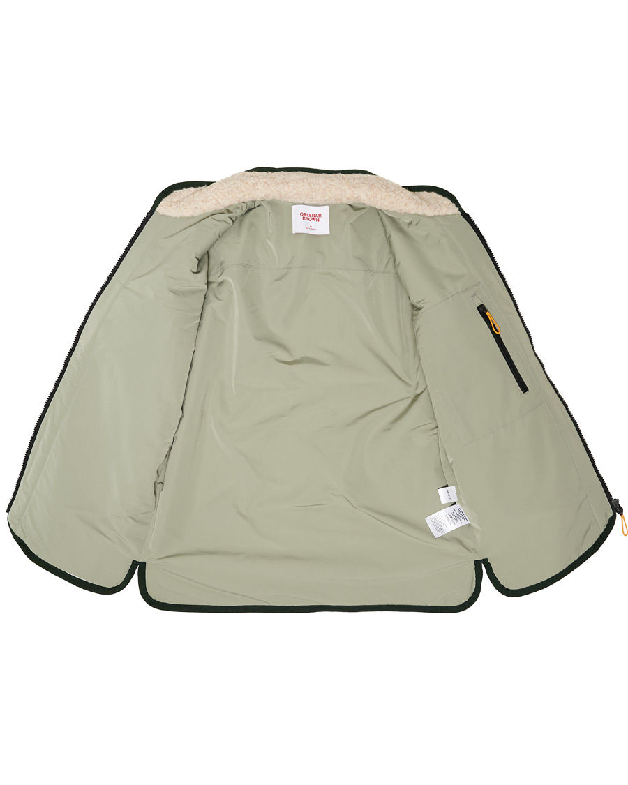 Homme | Pulls Et Tricots | Orlebar Brown | Baird Fleece Full Zip Dune/Artichoke