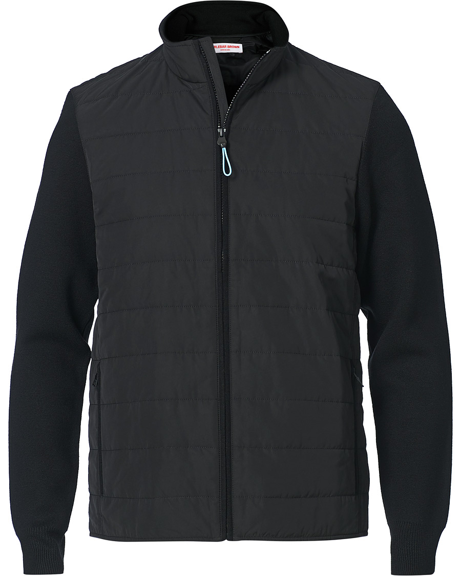 Homme | Pulls Et Tricots | Orlebar Brown | Terrence Hybrid Full Zip Black