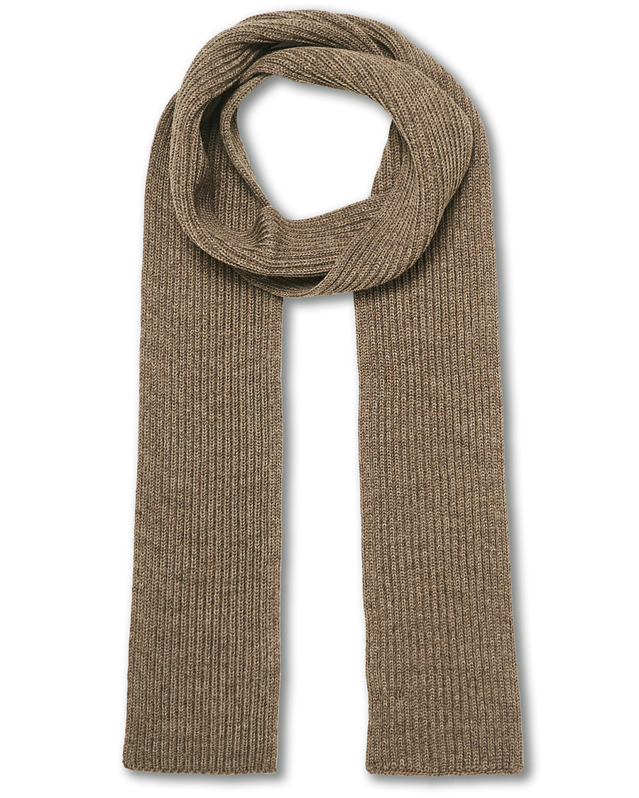 Homme | Andersen-Andersen Merino Wool Scarf Natural Taupe | Andersen-Andersen | Merino Wool Scarf Natural Taupe