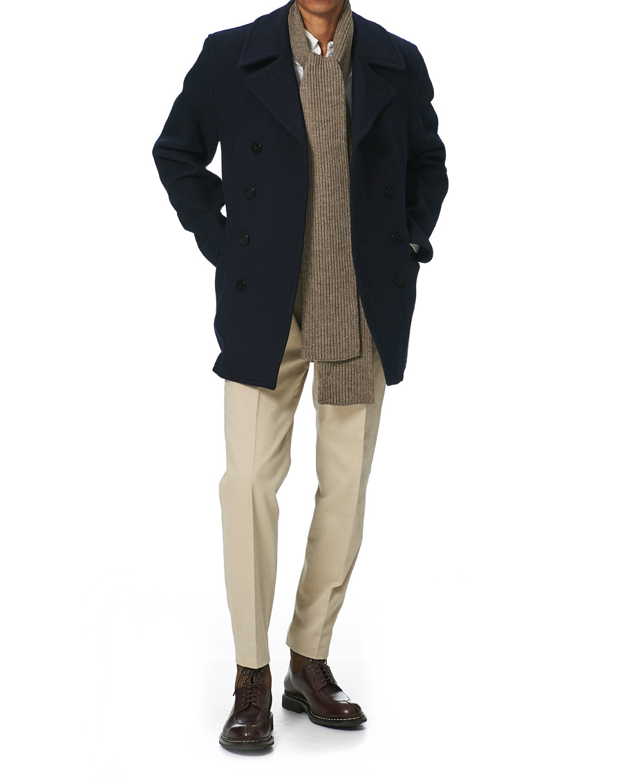 Homme | Andersen-Andersen Merino Wool Scarf Natural Taupe | Andersen-Andersen | Merino Wool Scarf Natural Taupe