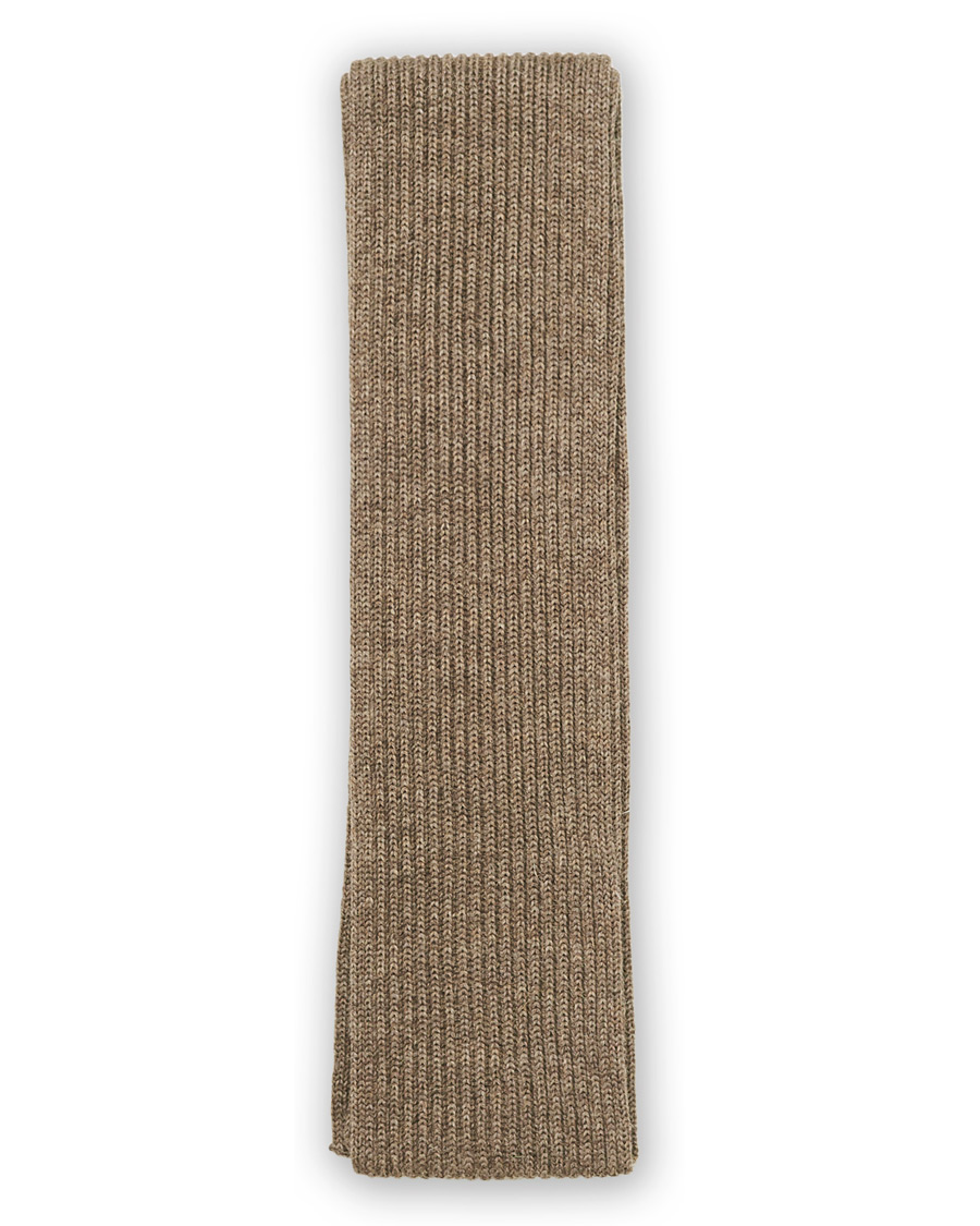 Homme | Andersen-Andersen Merino Wool Scarf Natural Taupe | Andersen-Andersen | Merino Wool Scarf Natural Taupe