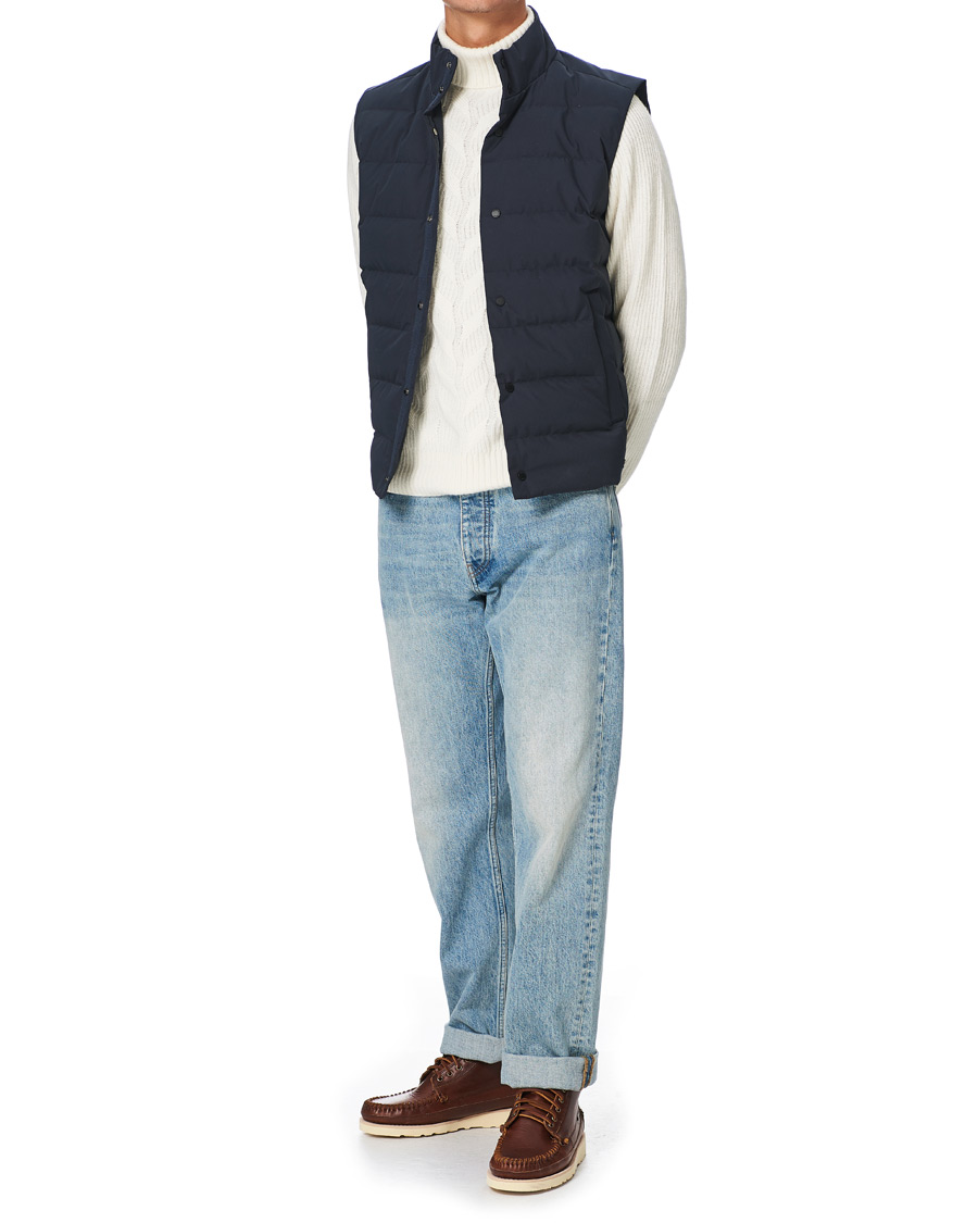 Homme | Manteaux Et Vestes | Scandinavian Edition | Abel Down Waistcoat Midnight Blue