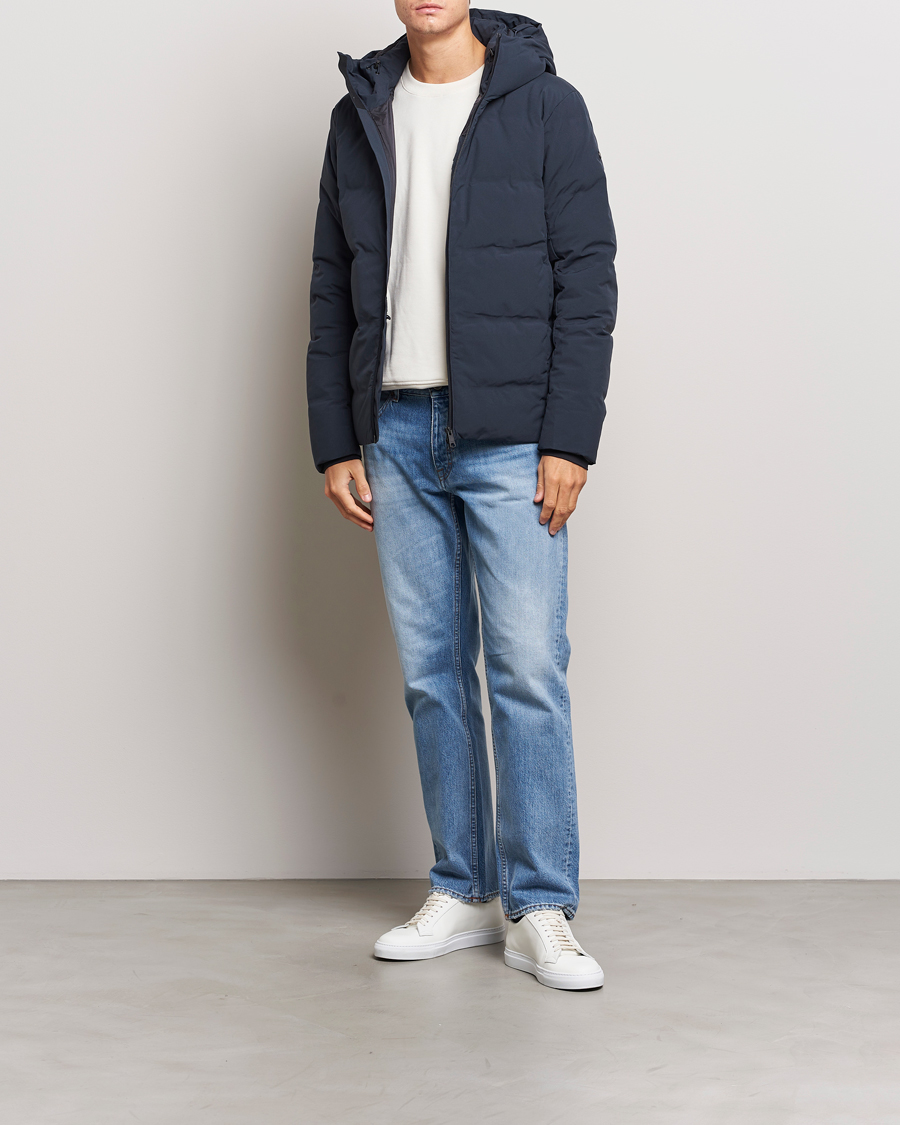 Homme | Manteaux Et Vestes | Scandinavian Edition | Torrent Hooded Puffer Jacket Midnight Blue