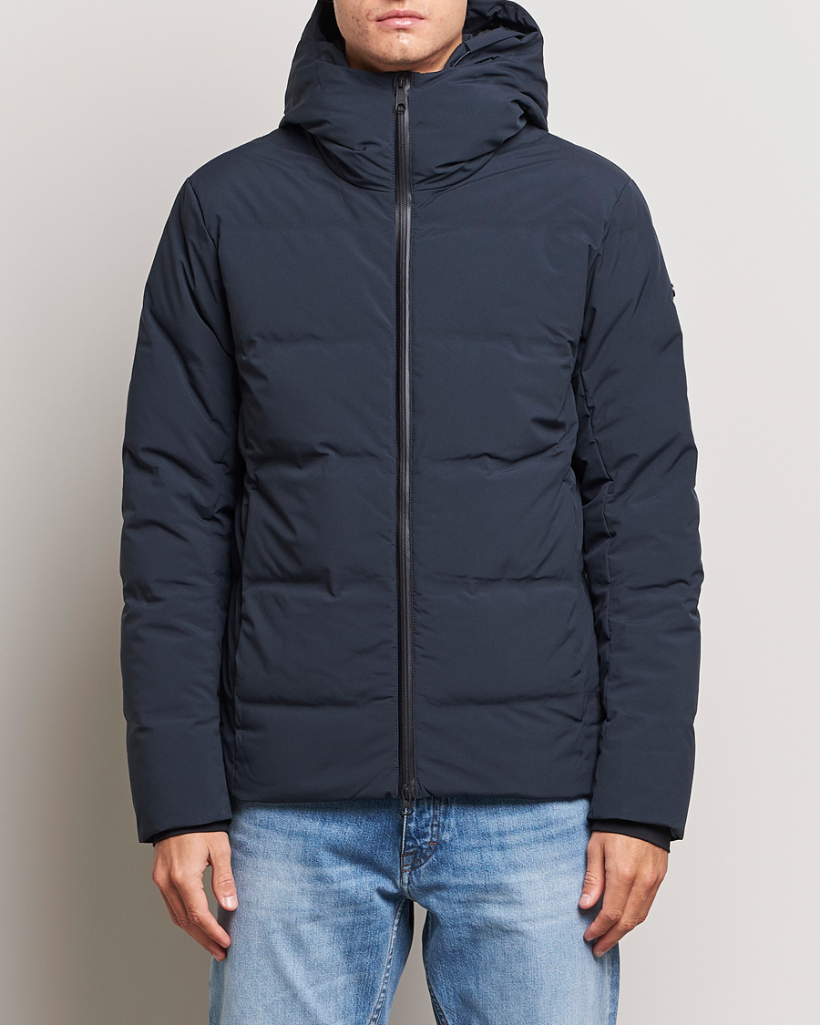 Homme | Manteaux Et Vestes | Scandinavian Edition | Torrent Hooded Puffer Jacket Midnight Blue