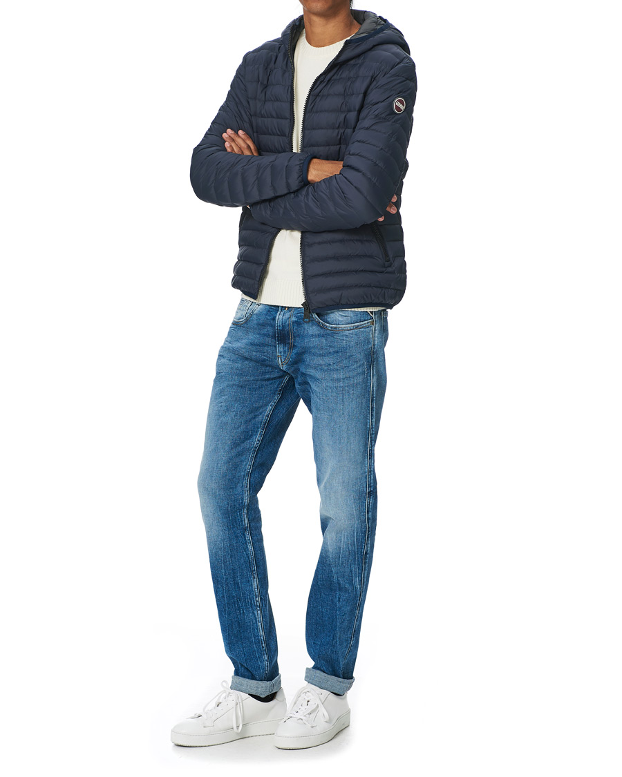 Homme | Manteaux Et Vestes | Colmar | Repunk Lightweight Down Hooded Jacket Navy