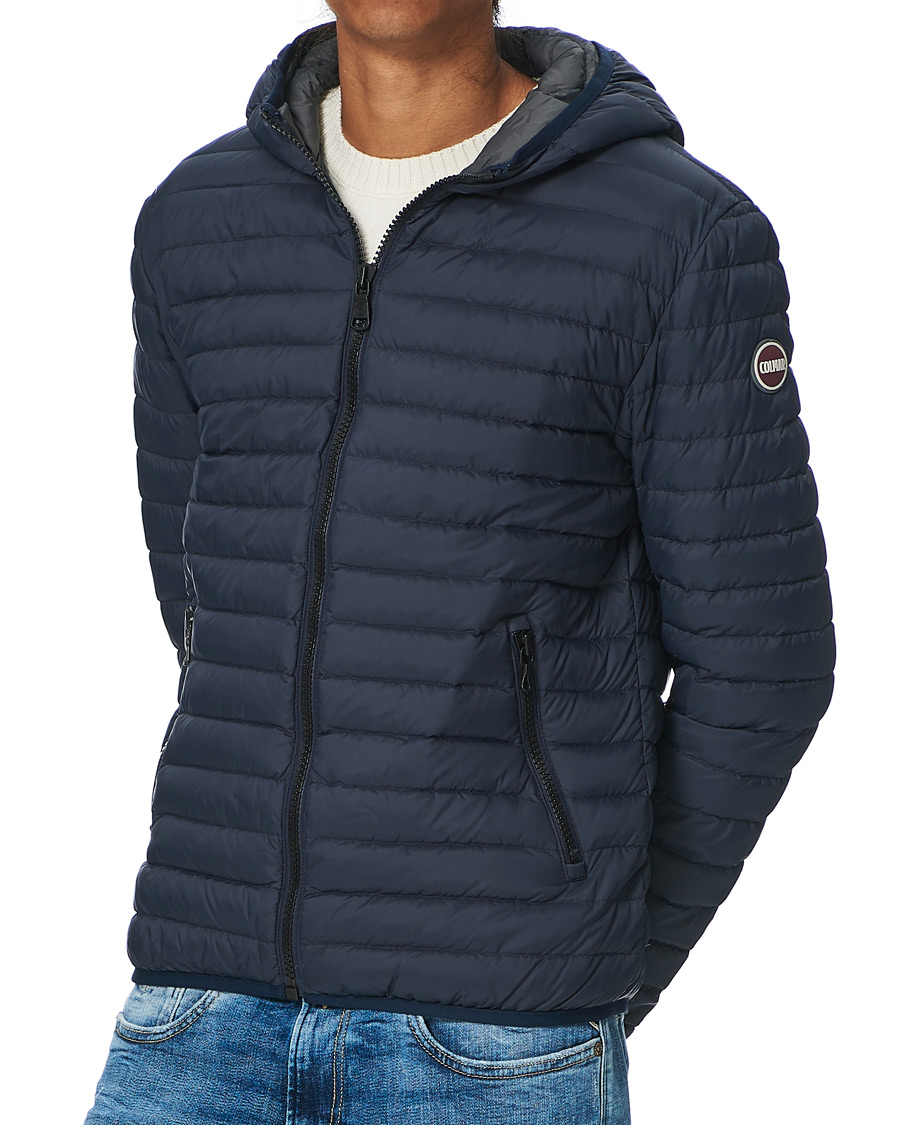 Homme | Manteaux Et Vestes | Colmar | Repunk Lightweight Down Hooded Jacket Navy