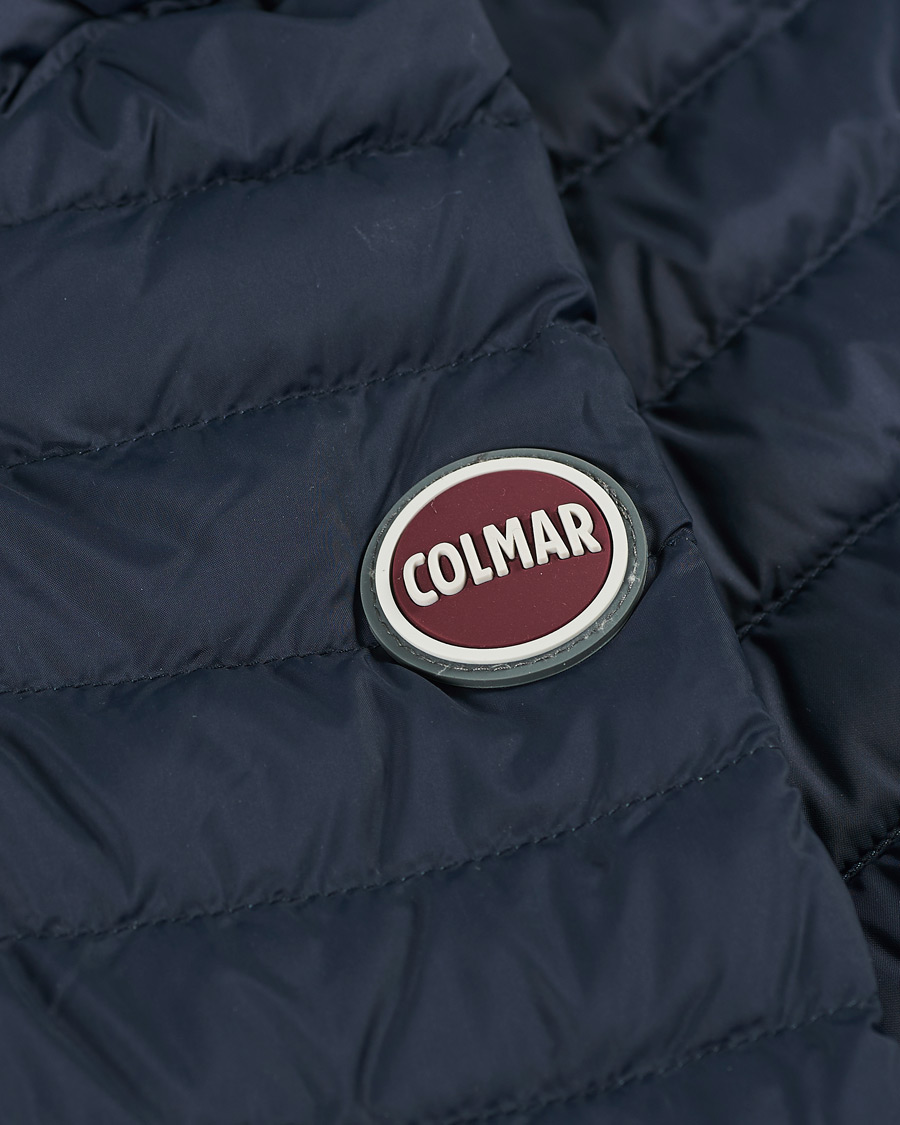 Homme | Manteaux Et Vestes | Colmar | Repunk Lightweight Down Hooded Jacket Navy