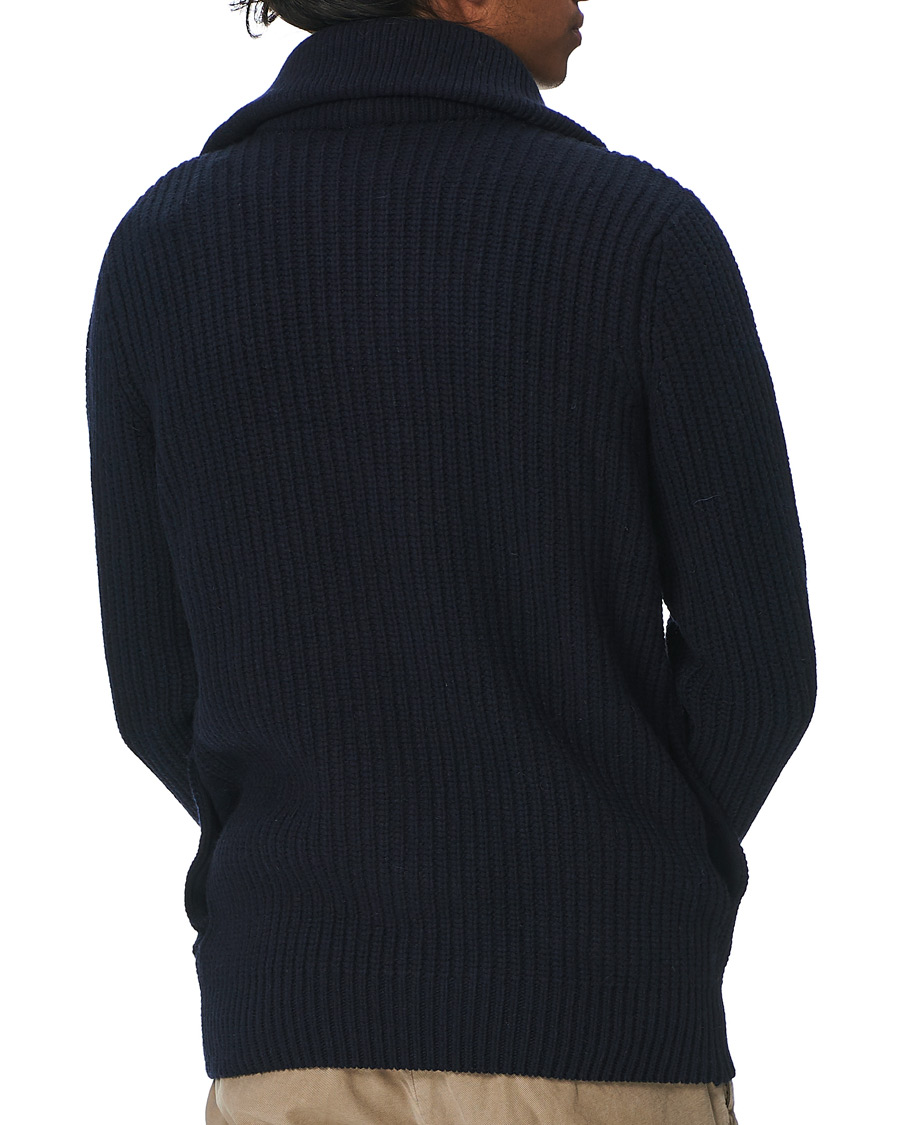 Homme | Pulls Et Tricots | Armor-lux | Ribbed Zip Sweater Navy