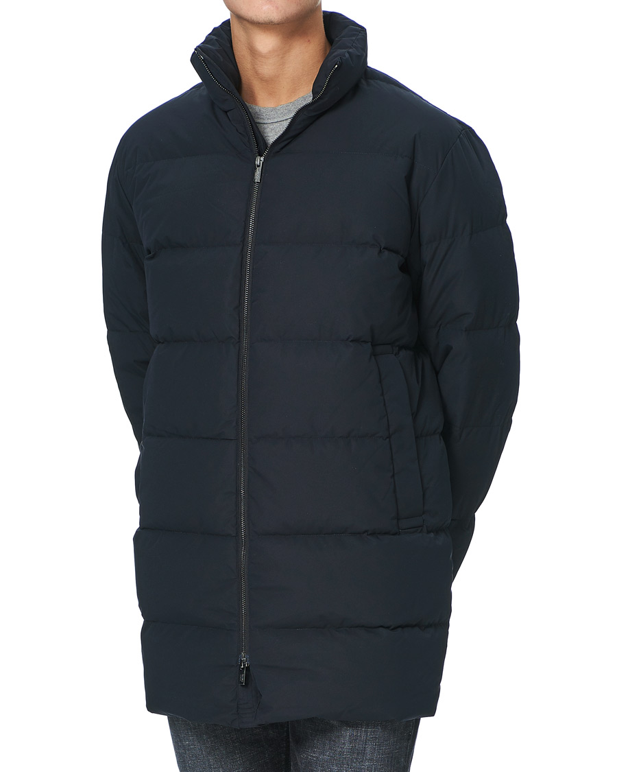 Homme | Manteaux Et Vestes | Emporio Armani | Comfort Stretch Down Parka Navy