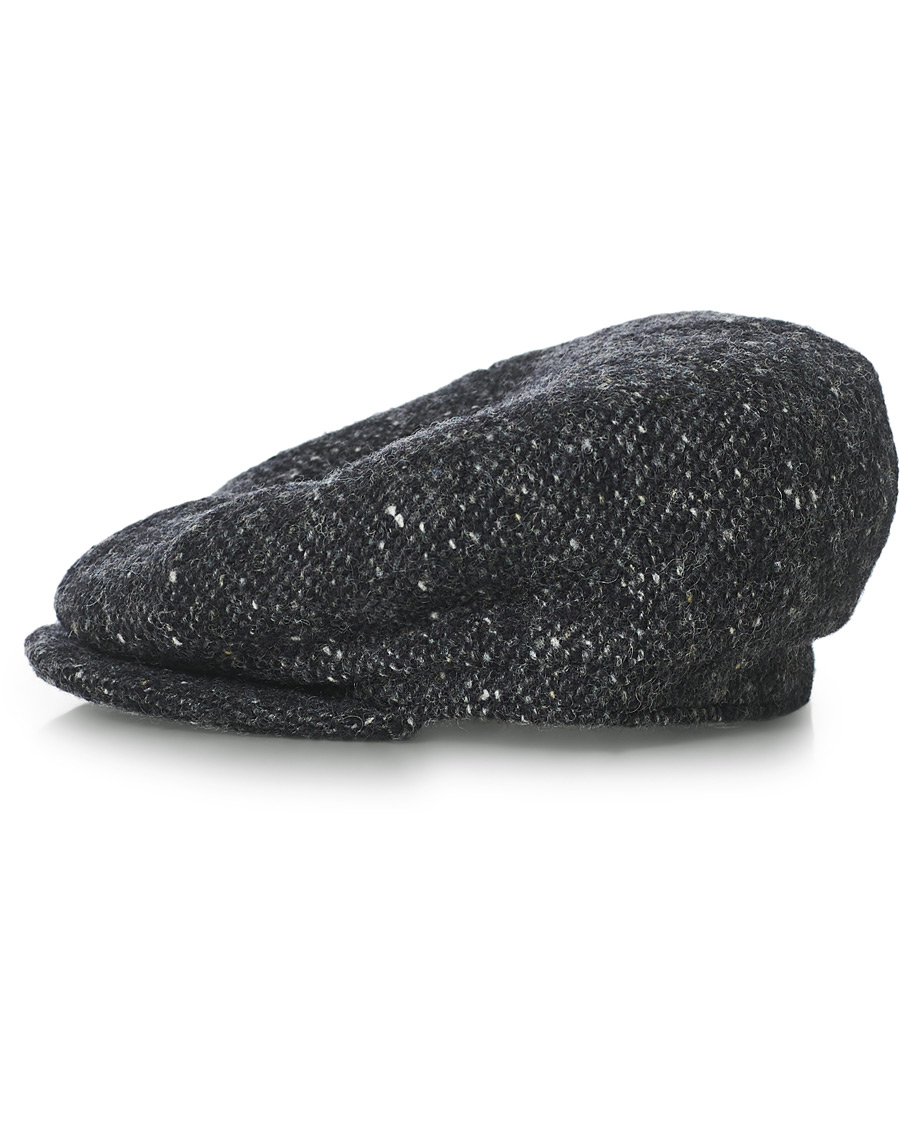 Homme | Lock & Co Hatters Glen Flat Wool Cap Dark Grey | Lock & Co Hatters | Glen Flat Wool Cap Dark Grey