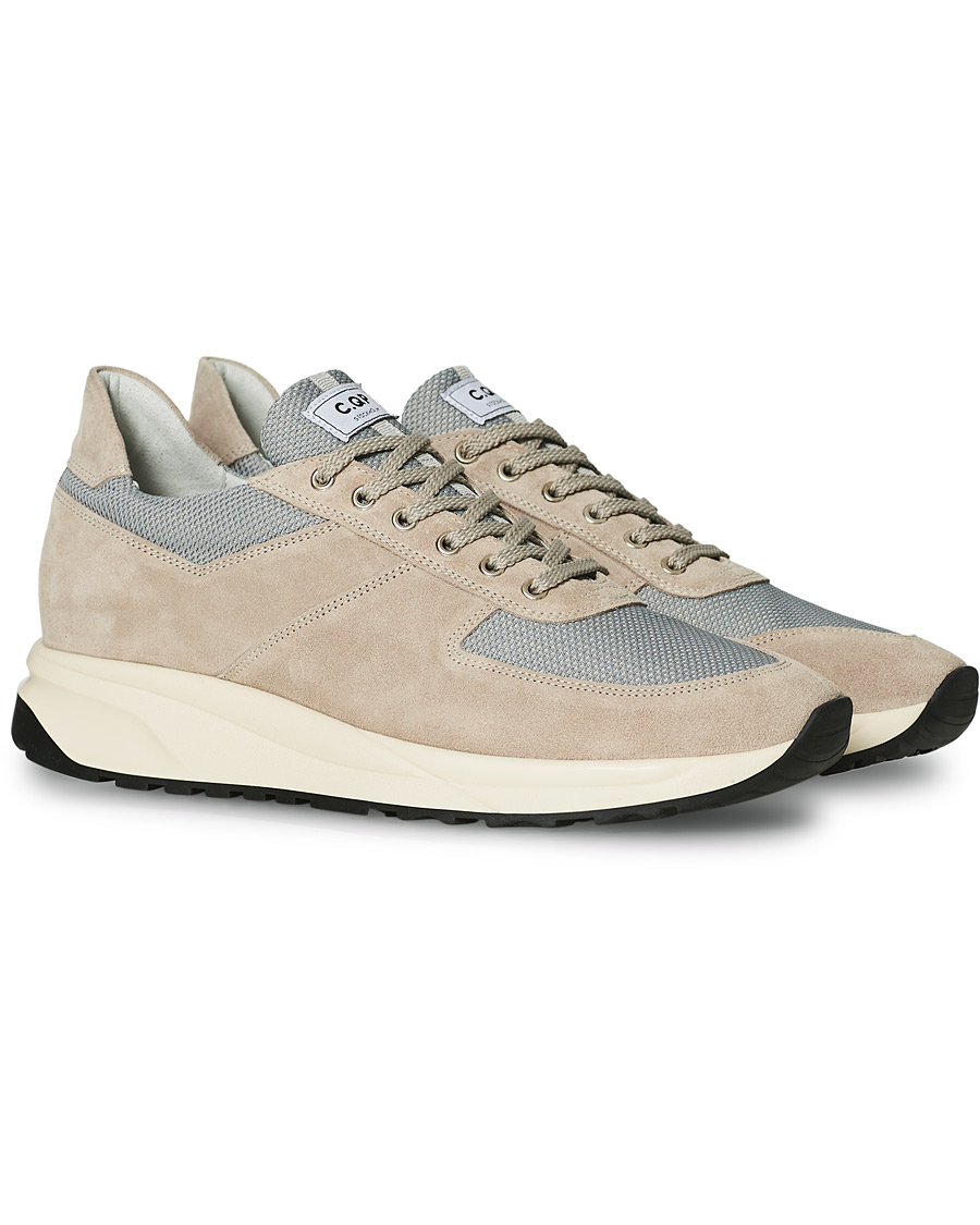 Homme | C.QP Stride Suede/Mesh Running Sneaker Stone Grey | CQP | C.QP Stride Suede/Mesh Running Sneaker Stone Grey