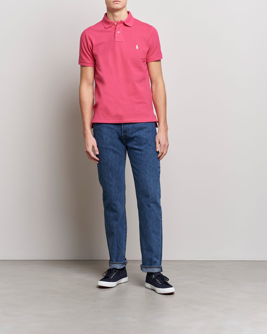 Homme | Polos | Polo Ralph Lauren | Custom Slim Fit Polo Hot Pink