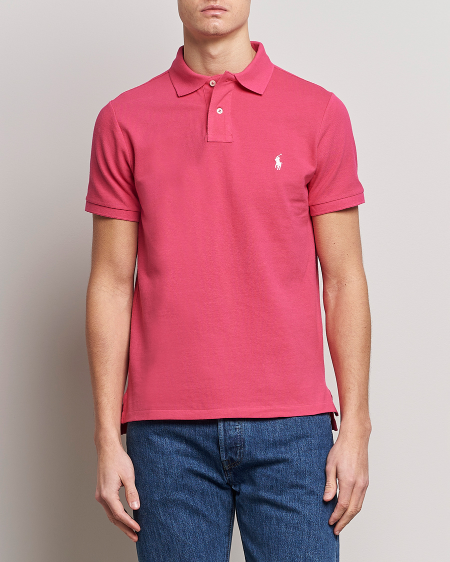 Homme | Polos | Polo Ralph Lauren | Custom Slim Fit Polo Hot Pink