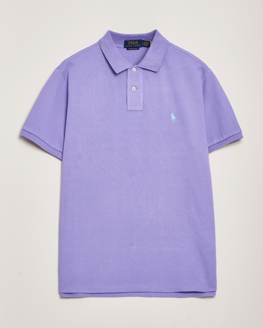 Homme | Polos | Polo Ralph Lauren | Custom Slim Fit Polo Cactus Purple