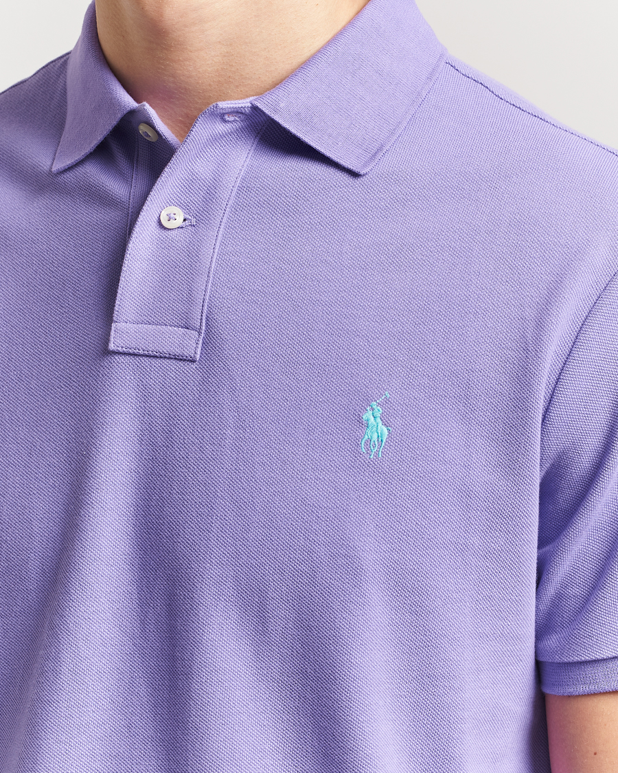 Homme | Polos | Polo Ralph Lauren | Custom Slim Fit Polo Cactus Purple