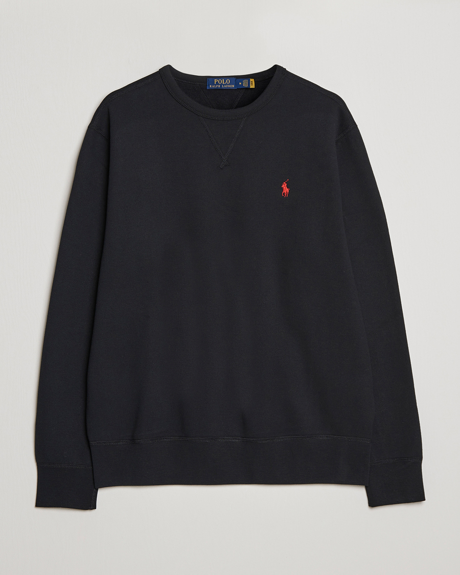 Homme | Pulls Et Tricots | Polo Ralph Lauren | Crew Neck Sweatshirt Polo Black