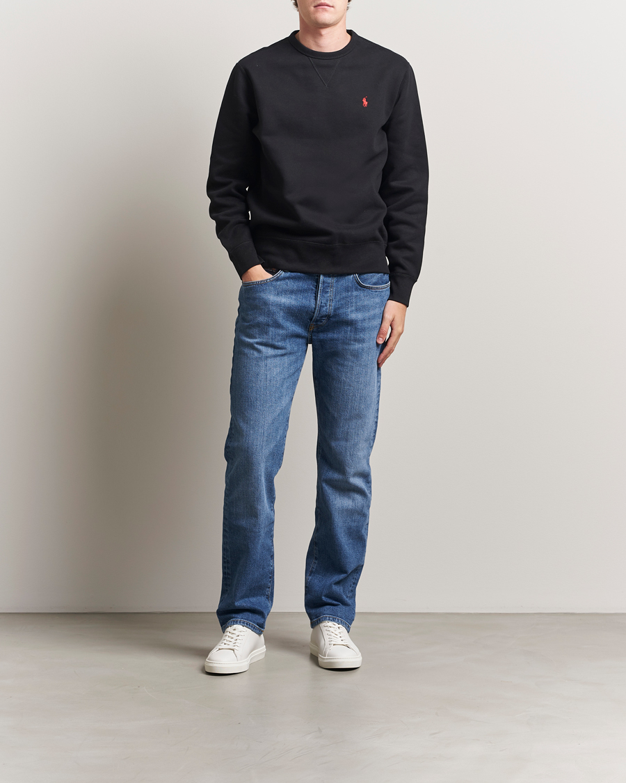 Homme | Pulls Et Tricots | Polo Ralph Lauren | Crew Neck Sweatshirt Polo Black