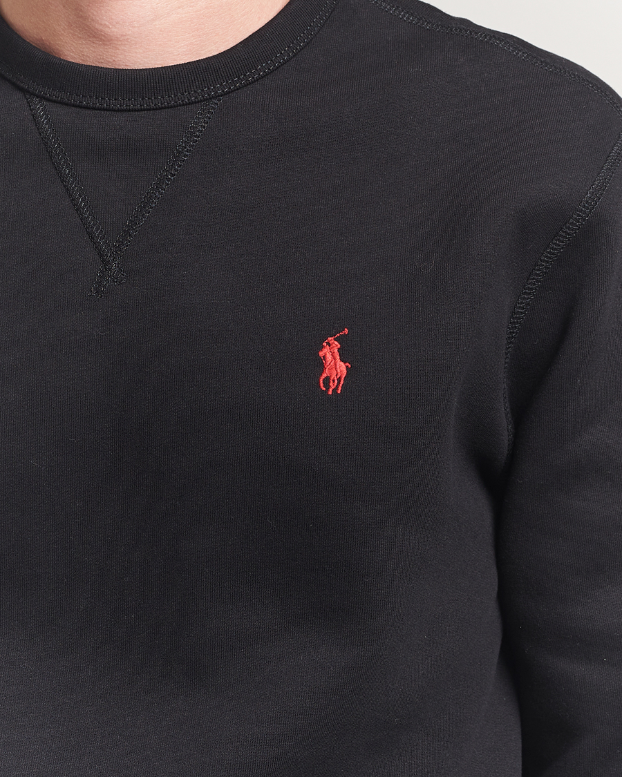 Homme | Pulls Et Tricots | Polo Ralph Lauren | Crew Neck Sweatshirt Polo Black