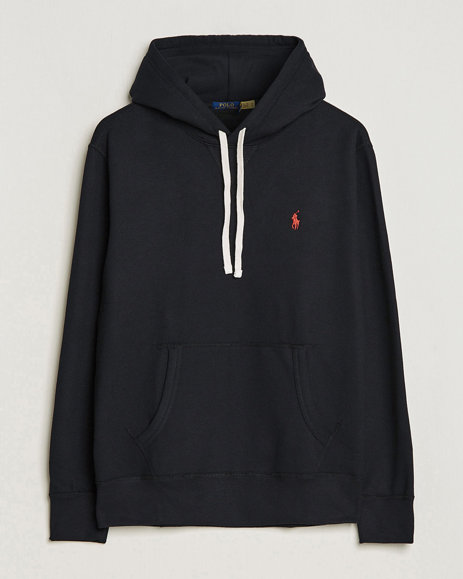 Homme | Pulls Et Tricots | Polo Ralph Lauren | RL Fleece Hoodie Polo Black