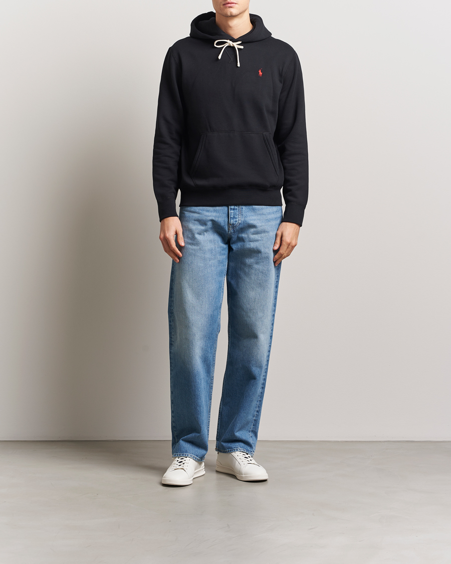 Homme | Pulls Et Tricots | Polo Ralph Lauren | RL Fleece Hoodie Polo Black
