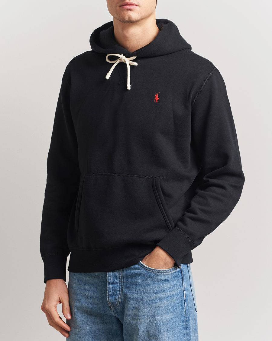 Homme | Pulls Et Tricots | Polo Ralph Lauren | RL Fleece Hoodie Polo Black
