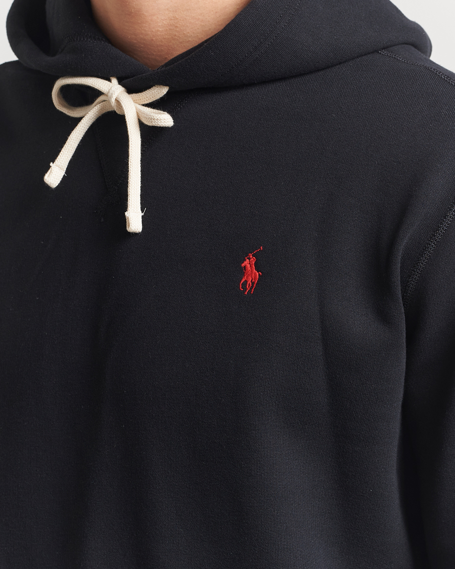 Homme | Pulls Et Tricots | Polo Ralph Lauren | RL Fleece Hoodie Polo Black