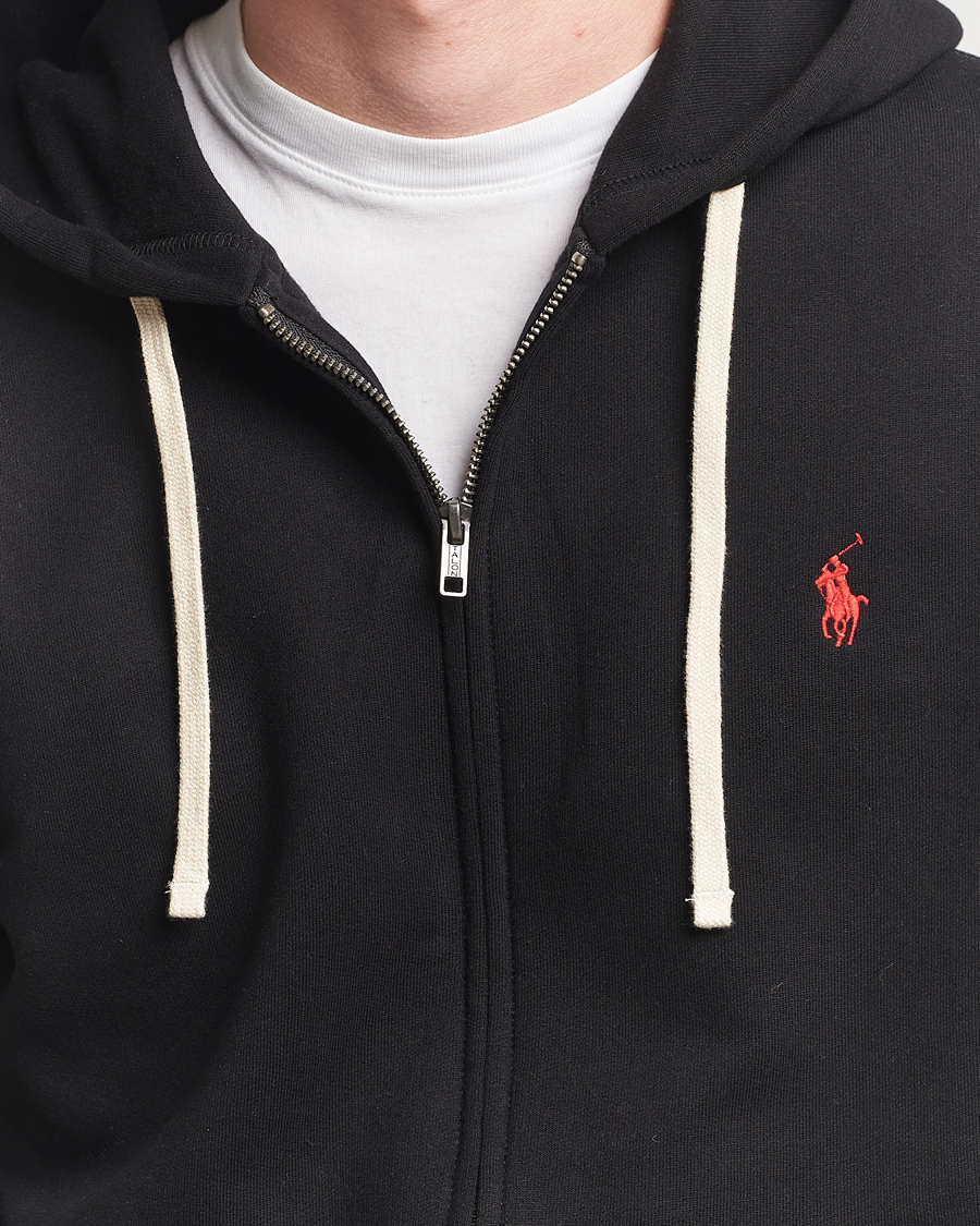 Homme | Pulls Et Tricots | Polo Ralph Lauren | Fleece Full Zip Hoodie Polo Black