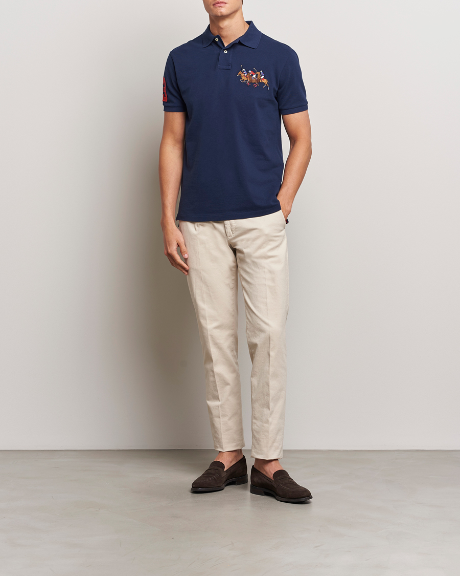 Homme | Polos | Polo Ralph Lauren | Custom Slim Fit Match Club Polo Newport Navy