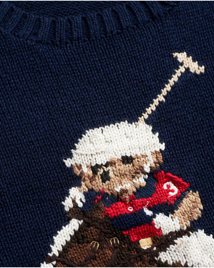 Homme | Pulls Et Tricots | Polo Ralph Lauren | Polo Player Bear Knitted Sweater Navy