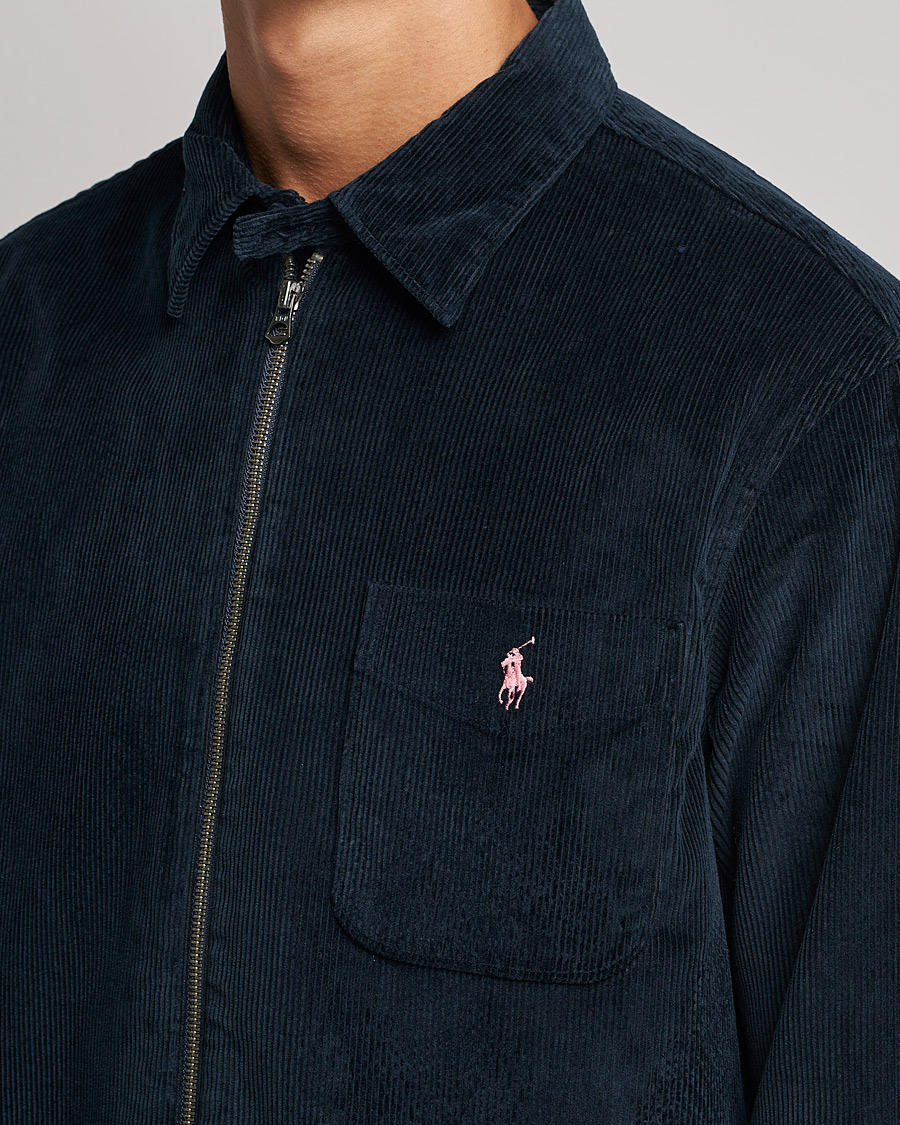 Homme | Chemises | Polo Ralph Lauren | Corduroy Full Zip Overshirt Navy