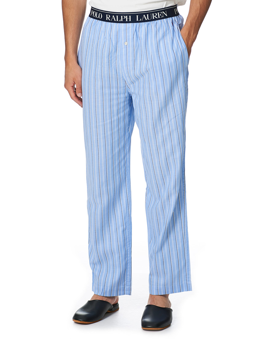 Homme | Peignoirs Et Pyjamas | Polo Ralph Lauren | Cotton Pyjama Set Blue Stripe